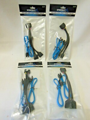 Lot of 4 Sabrent SSD / SATA Hard Drive Connection Kit CB - SDSP 4 pin New