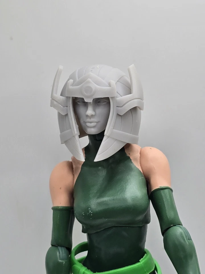 3d Printed BIG BARDA HEAD #1 1:12 6" Joe Classified/Marvel Legends - Image 3 of 3
