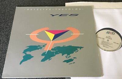 YES-9012 LIVE: THE SOLOS-EU 1985 ATCO VINYL LP-STEVE HOWE/JON ANDERSON (EX+/M-)