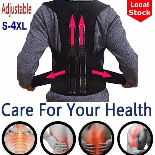 Posture Corrector for Men and Women Adjustable Posture Brace Provides Lumbar - Picture 6 of 12