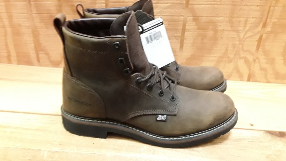 Justin Work 6 inch lace up sz 11 1/2 D | eBay