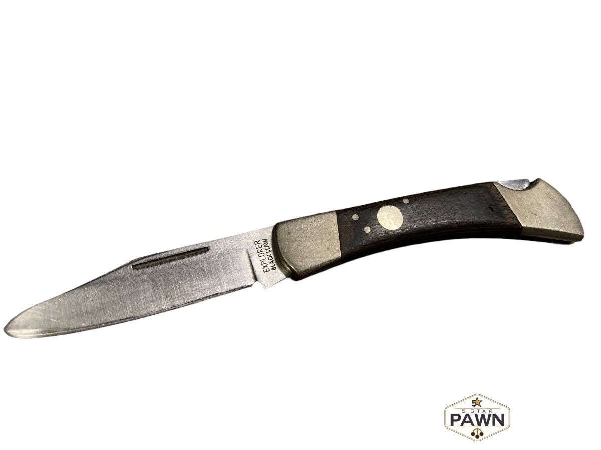 Vtg 1980s Explorer Black Claw Imai Seki Japan Folding Vtg 1980s Explorer Black Claw Imai Seki Japan Folding