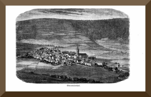 +Oberwiesenthal+ original Holz-Stich +1898+ Erzgebirge,Fichtelberg,Wintersport - Bild 1 von 1