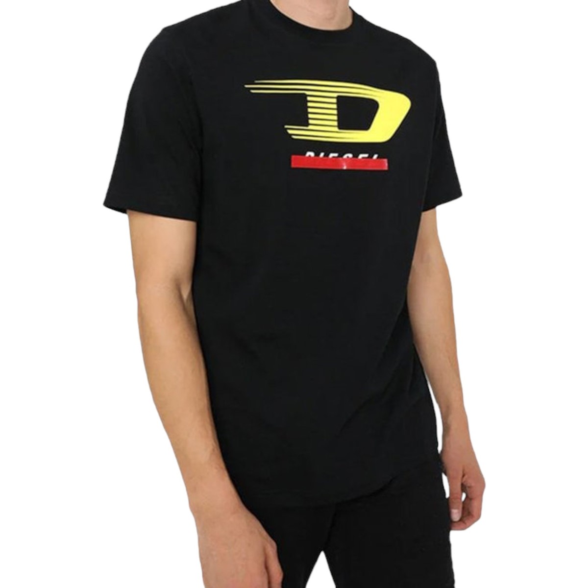 DIESEL T JUST Y4 Mens T Shirt Crew Neck Short Sleeve Casual
