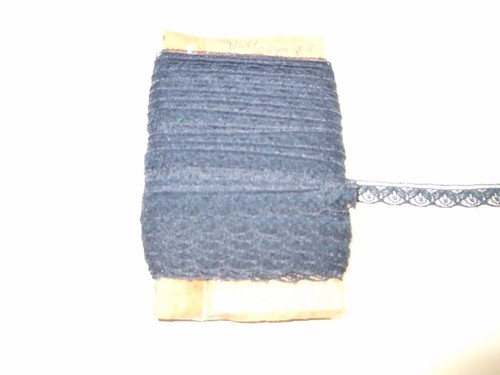 Navy Blue Scalloped Flat Lace 25 Yards, 1 Ft, 2" x 1/2" Wide - (#119) NEW - Picture 4 of 6