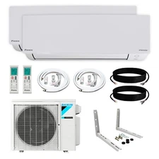 Daikin 2-Zone 9,000 BTU + 9,000 BTU CIRRA Series Mini Split Air Conditioner 230V