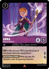 Anna - Mystical Majesty 46/204 Rare Shimmering Skies Disney Lorcana