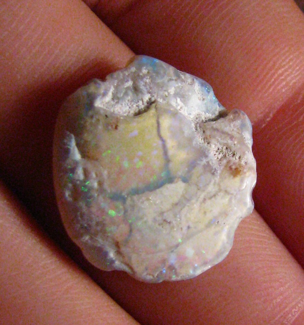 Opale brute Coober Pedy australie de collection 5.90cts pierre naturelle