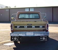 Smokey- Help Prevent Forest Fires Vintage Mud Flaps 1 - Pair 19 W X 14h