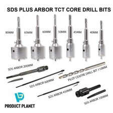 Masonry Brick Hole Cutter SDS Plus TCT Core Drill Bit 40–600mm Tungsten