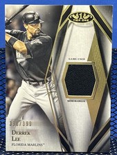 2022 Topps Tier One DERREK LEE Relic Patch 398/399 Florida Marlins