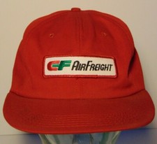 VINTAGE 1980s CF CONSOLIDATED FREIGHTWAYS PATCH SNAPBACK TRUCKER HAT MADE IN USA