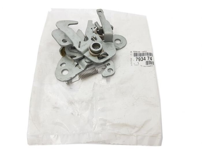 Serrure capot Citroën C5 II Peugeot 407 mécanisme de fermeture avant 7934.74