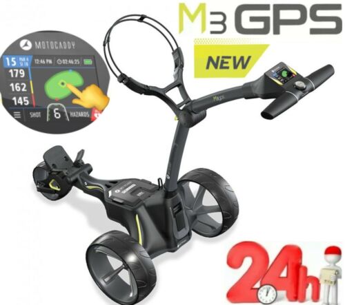 MOTOCADDY M3 GPS 2023 NEW ELECTRIC GOLF TROLLEY TOUCHSCREEN 24 HOUR DELIVERY!!!