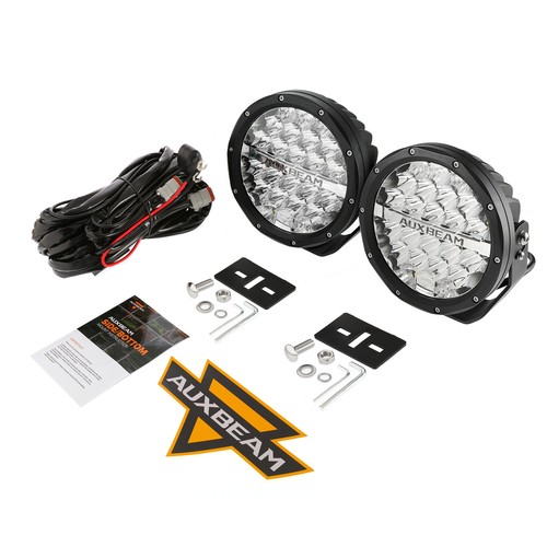 AUXBEAM 7" LED Faro Luz Spot Pods Lámpara de Conducción Para Jeep Wrangler JK JL CJ - Imagen 10 de 12