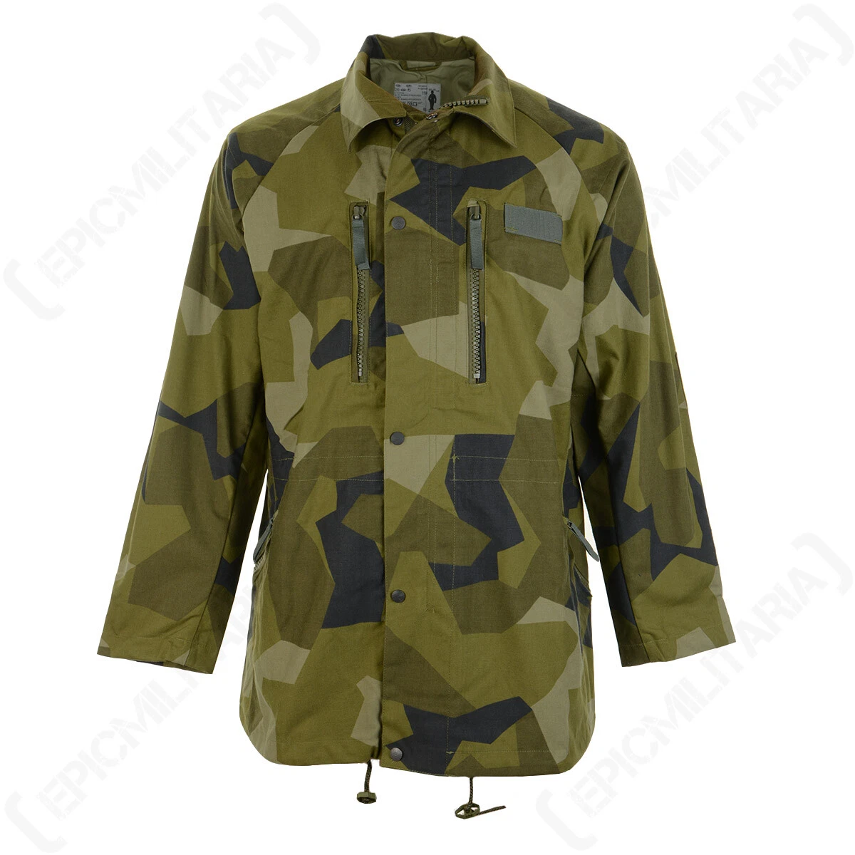 【Deadstock】Swedish Army M90 Swedish camo jacket Original Swedish army M90 jacket splinter