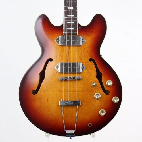 Epiphone Casino Orange Label Made in Japan Vintage Sunburst 1991 Electric Guitar