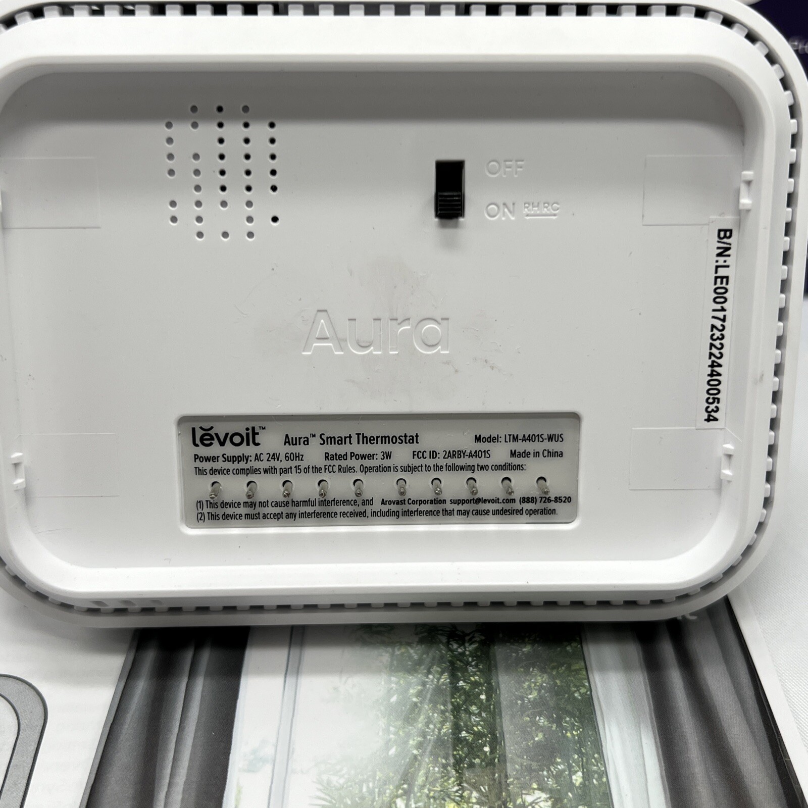 LEVOIT Aura Smart Digital Thermostat WiFi Programmable Alexa Google
