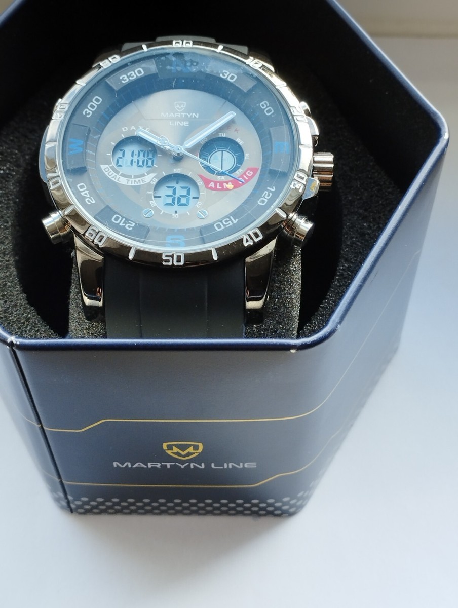 MARTYN LINE - RUBBER -CHRONOGRAPH - 30 M - CoD.89 PT/279.00 
