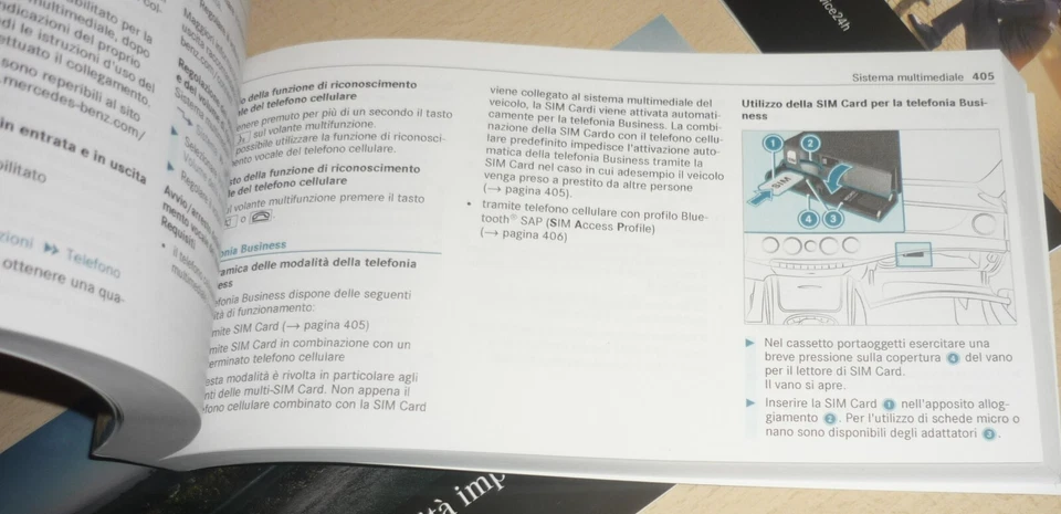 uso manutenzione Mercedes E Berlina,Istruzioni d'uso Mercedes E Klass,anno 18/19 - Immagine 2 di 2