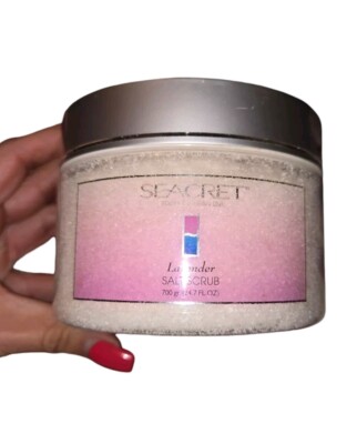 New Seacret From The Dead Sea Lavender Salt Scrub 24.7 fl oz