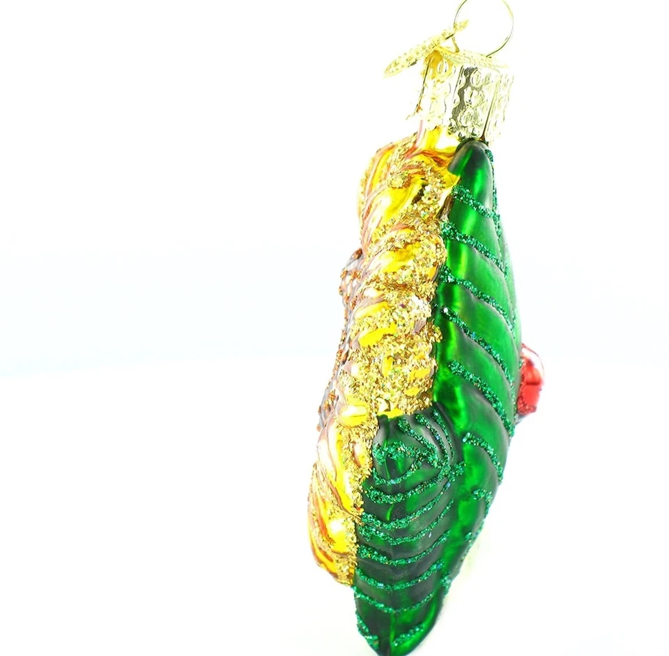 Antiguo Mundo Navidad Vidrio Soplado Adorno, Girasol Jardín (Con Caja de Regalo OWC) Foto 2 de 3