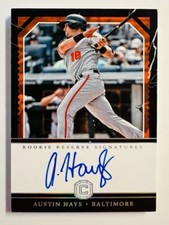 Austin Hays 2018 Panini Cornerstones Onyx One-of-One Rookie Autograph SEE NOTES