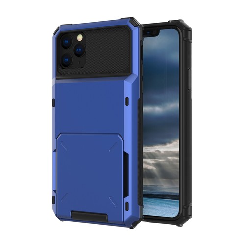 Custodia portafoglio 4 carte di credito ID cover per iPhone 14 13 Pro Max 12 11 XS - Foto 18 di 50