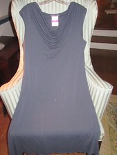 FRESH PRODUCE ELEGANT  STYLISH "DREAMTIME" DRAPE DRESS ON TWILIGHT L 