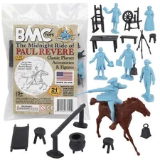 BMC-67050 "Classic Marx Paul Revere Playset (21pcs)" 1/32 Plastic Toy Soldiers