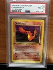 PSA 8 NEAR MINT-MINT (NM-MT) 2000 Pokemon Rocket Charmander – 1st Edition 50/82