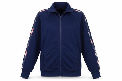 Atmosphere Damen Pullover mit durchgehendem Reißverschluss Größe 14 Blau Hochgeschlossen Langarm