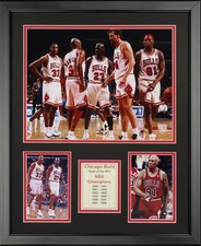 Chicago Bulls Dynasty Framed Photo Collage, 16