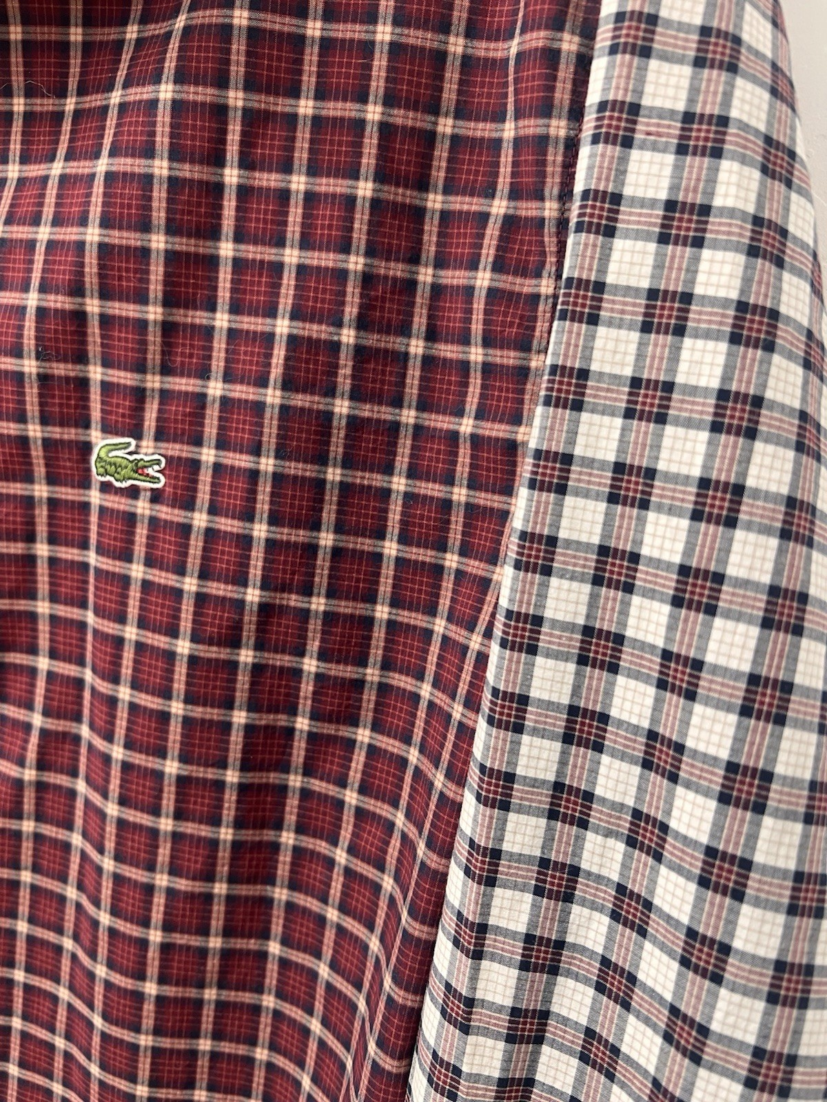 Lacoste Regular Fit Patchwork Checkered Color Blo… - image 2