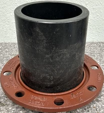 High Density Polyethylene Flange Adapter 6" HDPE-SDR11-06 PC200 IPS