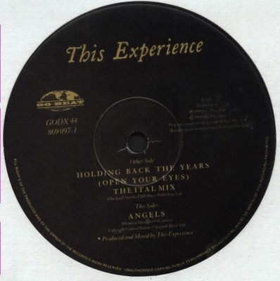 This Experience - Holding Back The Years Open Your Eyes - Used Viny - N5628z