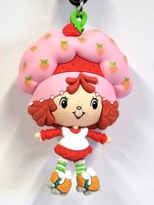 3D Foam Figural Key Chain Blind Bag Clip Series 2 Strawberry Shortcake on Skates