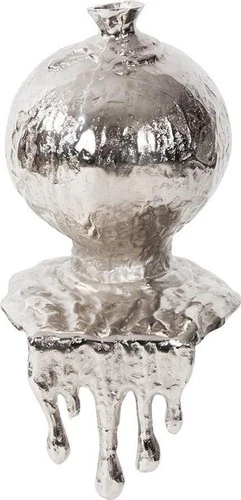 Contemporary Nickel Molten Aluminum Vase by Howard Elliott - Picture 1 of 4