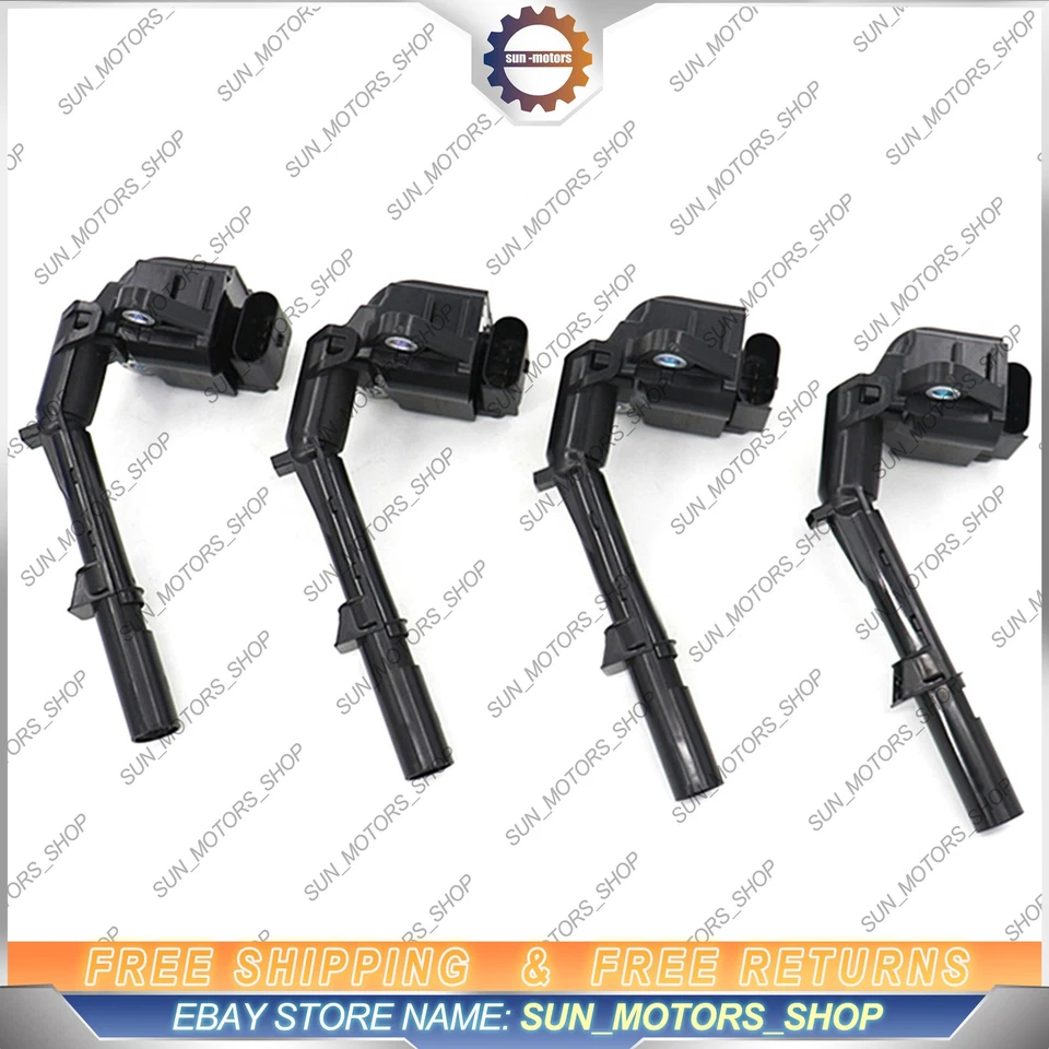 4PCS DELPHI Ignition Coil for Mercedes-Benz E300 C300 CLA250 2.0L A2749060600 - Image 3 of 4