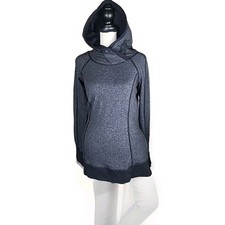 Lululemon Think Fast Tonka Stripe Pullover Running Hoodie Jacket Womens Size 4