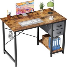 40-55 Inch Home Office Computer Desk with Drawer Writing Desk Work Desk PC Table