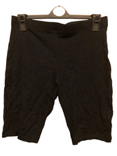 Girl's "F&F" Black Cotton / Elastane Blend Black Pull-up Shorts 13-14y