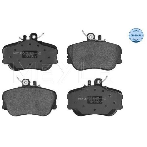 Kit de plaquettes de frein Meyle 0252143920 pour frein à disque Mercedes Benz de 164mm arrière