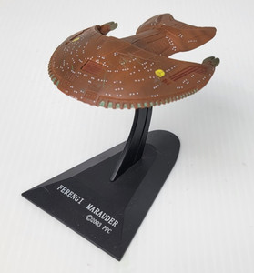 PAINT DAMAGED - Furuta Ferengi Marauder Stark Trek - 3" Plastic Model Ship USED