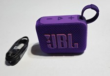 Unused Original Purple JBL GO 4 Wireless Bluetooth Speaker with Cable in Bulk Pk