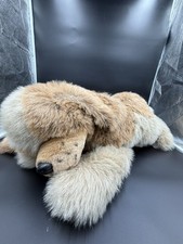 Realistic XL 25  Golden Retriever Plush   Lifelike Companion Dog Golden Bear Co