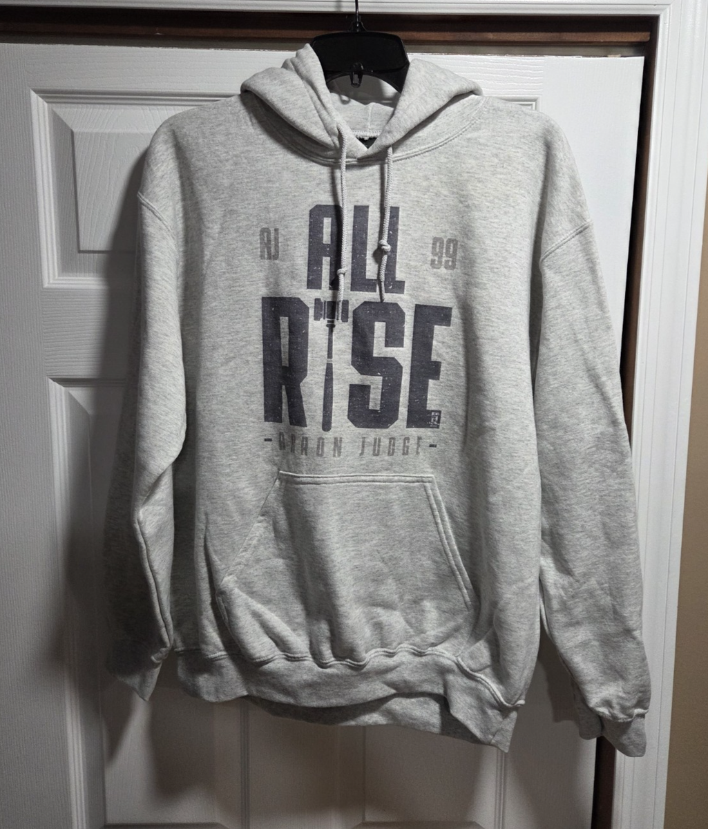 New York Yankees Aaron Judge ALL RISE Midweight Pullover Hoodie by