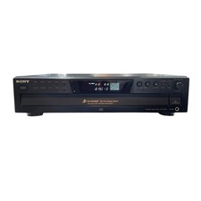 Sony CDP-CE375 5 Disc CD Compact Disc Changer Player No Remote Tested Working
