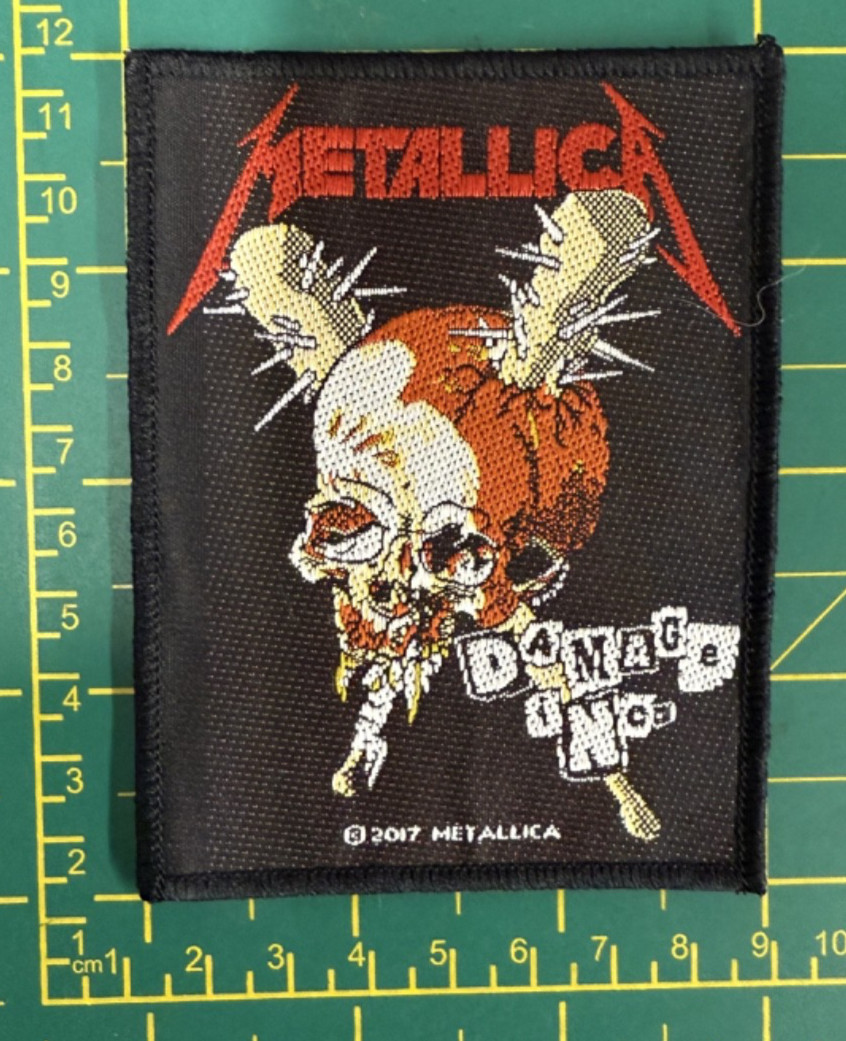 Metallica Damage Inc. Woven Sew On Patch Officially Licensed Patch