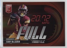 2025 Panini Donruss Elite Full Throttle Red 56/99 Terry McLaurin #19 1mw3